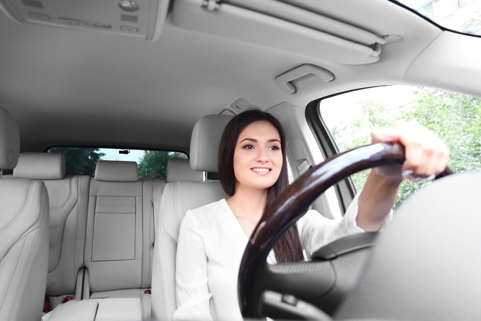 Woman Driving Car